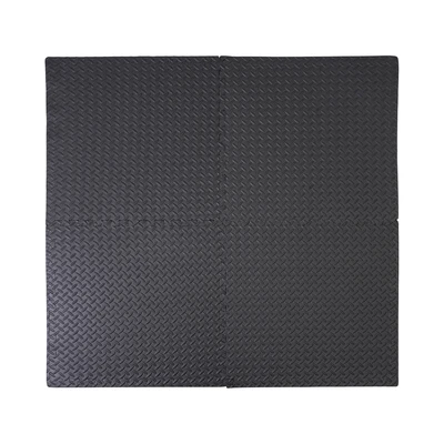 Gambar Forhom Karpet Puzzle EVA Foam 60x60 cm Set 4 Pcs - Hitam