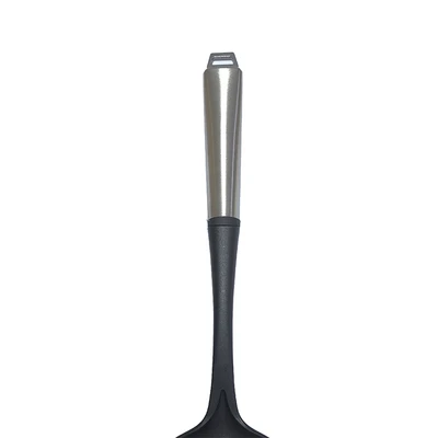 Gambar Cooking Color Tanta Sendok Saring 36 cm - Hitam/Silver