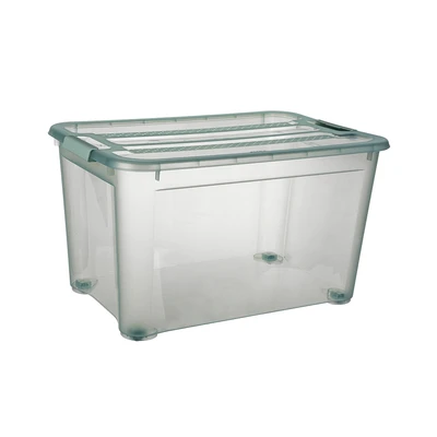 Gambar Stora Nexa Kotak Penyimpanan Dengan Tutup Klip 54.5x30x33 cm - Hijau