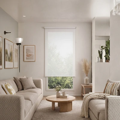 Gambar Forhom Roller Blind Sheer 60x180 cm - Putih