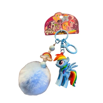 Gambar My Little Pony Gantungan Kunci Rainbow Dash Furyball - Biru