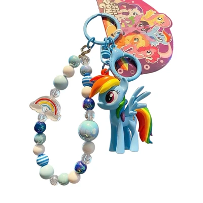 Gambar My Little Pony Gantungan Kunci Rainbow Dash Bead - Biru