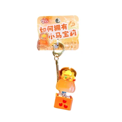 Gambar My Little Pony Gantungan Kunci Apple Jack Button - Oranye