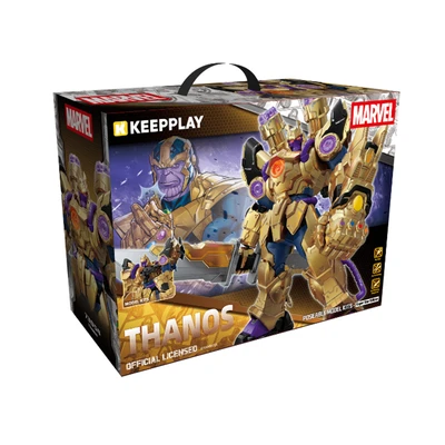 Gambar Keepplay Marvel Mecha Thanos  Vol 1 Model Kit - Gold