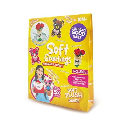 Gambar Team Toys Set Boneka Soft Greetings Congratulations Random
