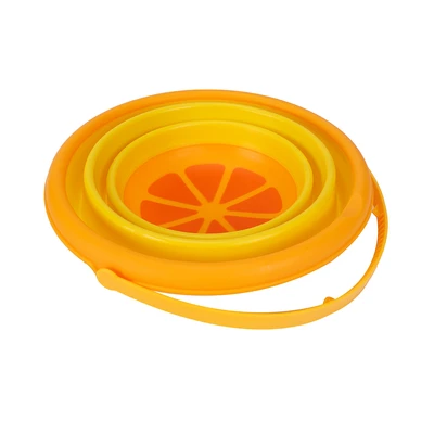 Gambar Paso Mainan Pasir Pantai Orange Collapsible Set 4 Pcs - Mix