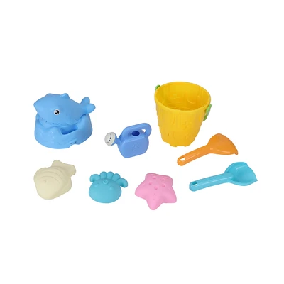 Gambar Paso Mainan Pasir Pantai Shark Set 8 Pcs - Mix