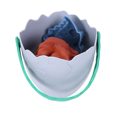 Gambar Paso Mainan Pasir Pantai Dino Egg Set 7 Pcs Random