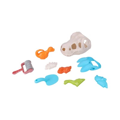 Gambar Paso Mainan Pasir Pantai Dino Head Set 9 Pcs - Mix