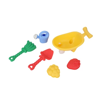 Gambar Paso Mainan Pasir Pantai Banana Cart Set 6 Pcs - Mix