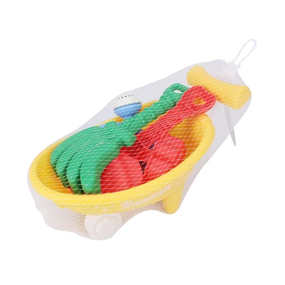 Gambar Paso Mainan Pasir Pantai Banana Cart Set 6 Pcs - Mix