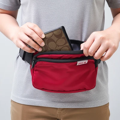 Gambar Travel Sentry Tas Selempang RFID - Merah