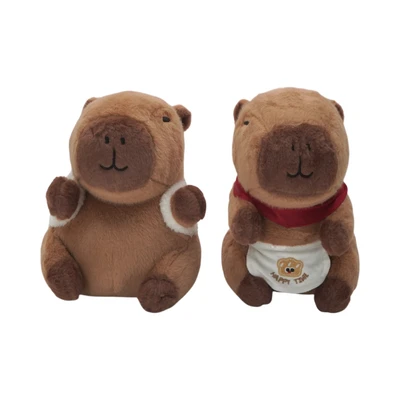 Gambar Hugs To You Boneka Plush Capybara Dengan Snack Bag Random