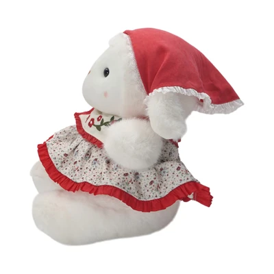 Gambar Hugs To You Boneka Plush Ambryl Lamb Floral - Putih/merah