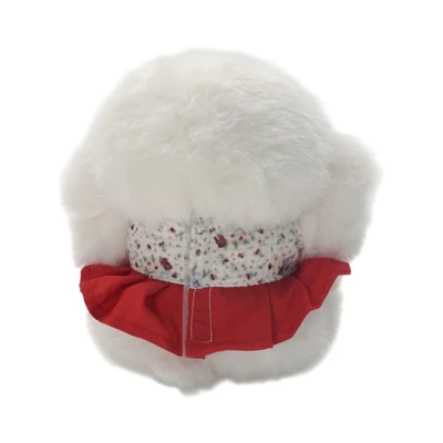 Gambar Hugs To You Boneka Plush Baby Lamb Floral - Putih/merah