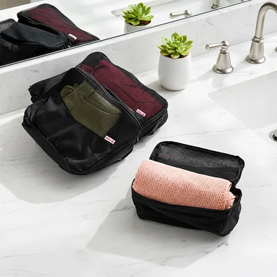 Gambar Travel Sentry Tas Organizer Set 3 Pcs - Hitam