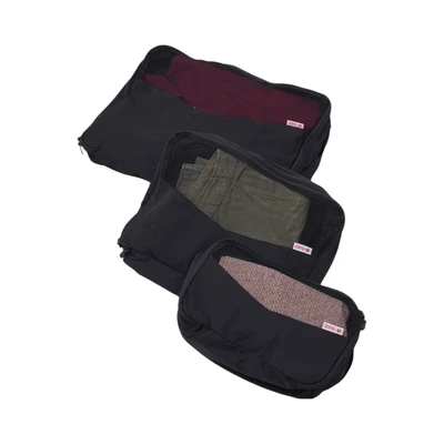 Gambar Travel Sentry Tas Organizer Set 3 Pcs - Hitam