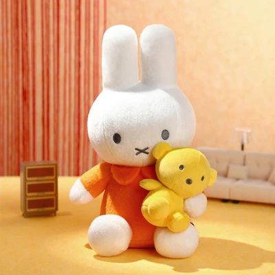 Gambar Hugs To You Vipo Boneka Plush Miffy Dengan Bear 25 Cm - Mix