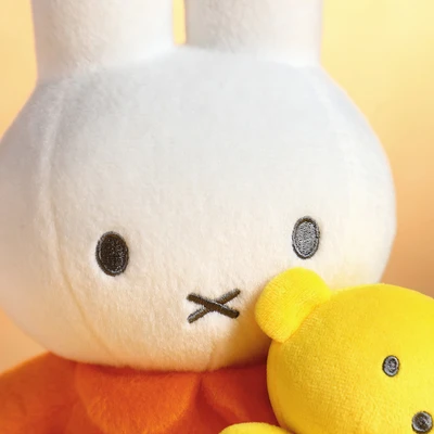 Gambar Hugs To You Vipo Boneka Plush Miffy Dengan Bear 25 Cm - Mix