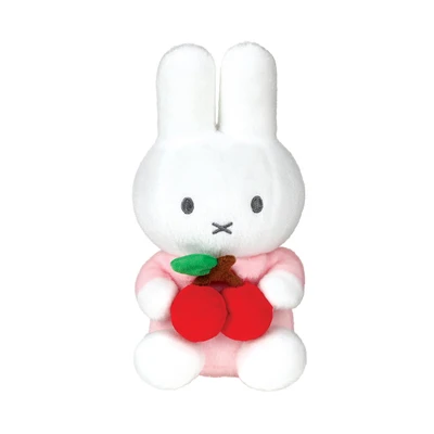 Gambar Hugs To You Vipo Boneka Plush Miffy Dengan Chery 18 Cm - Putih/merah