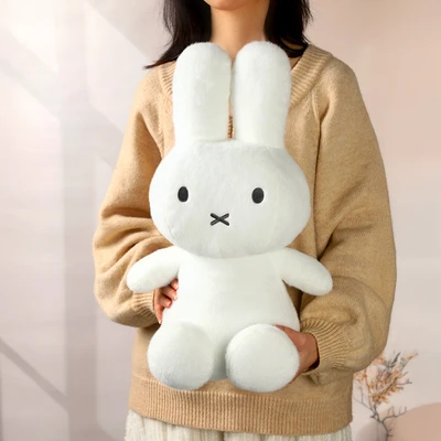 Gambar Hugs To You Vipo Boneka Plush Miffy 50 Cm - Putih