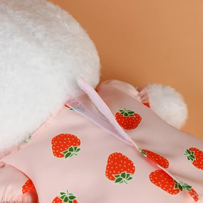Gambar Hugs To You Vipo Boneka Miffy Dengan Strawberry Dress 25 Cm - Putih/pink