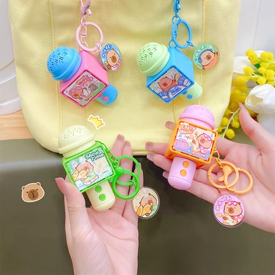 Gambar Kiddy Fun Gantungan Kunci Capybara Forest Concert Mic Random