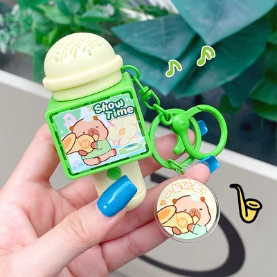 Gambar Kiddy Fun Gantungan Kunci Capybara Forest Concert Mic Random