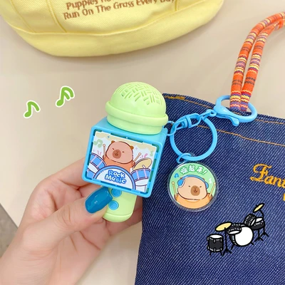 Gambar Kiddy Fun Gantungan Kunci Capybara Forest Concert Mic Random