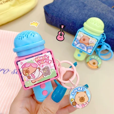 Gambar Kiddy Fun Gantungan Kunci Capybara Forest Concert Mic Random