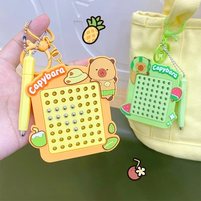 Gambar Kiddy Fun Gantungan Kunci Capybara 56 Bead Arch Magnet Random