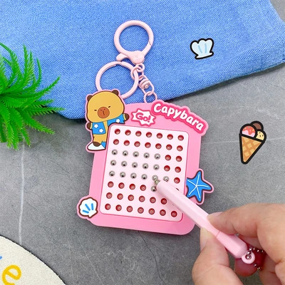 Gambar Kiddy Fun Gantungan Kunci Capybara 56 Bead Arch Magnet Random