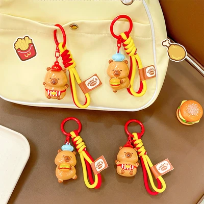 Gambar Kiddy Fun Gantungan Kunci Handrope Pet Burger Random