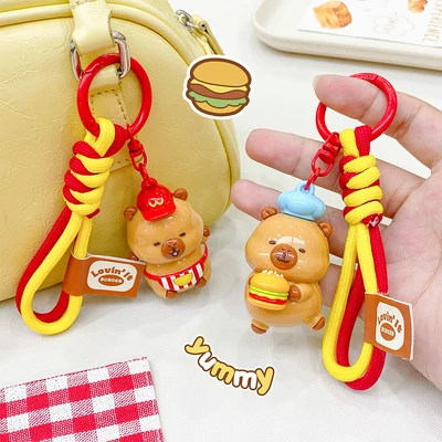Gambar Kiddy Fun Gantungan Kunci Handrope Pet Burger Random