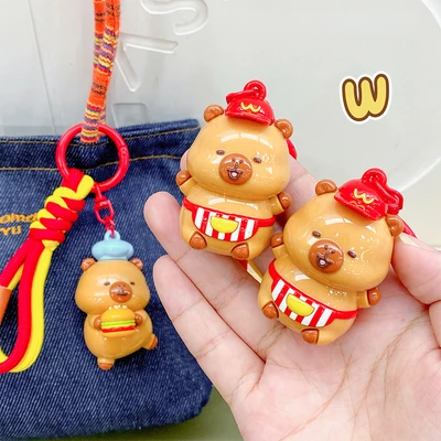 Gambar Kiddy Fun Gantungan Kunci Handrope Pet Burger Random