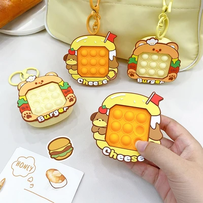 Gambar Kiddy Fun Gantungan Kunci Eat Burger Pinch Random