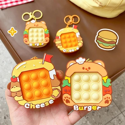 Gambar Kiddy Fun Gantungan Kunci Eat Burger Pinch Random