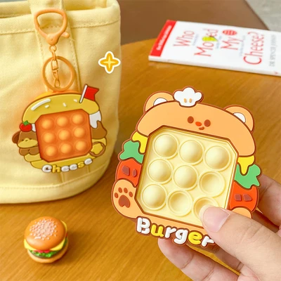 Gambar Kiddy Fun Gantungan Kunci Eat Burger Pinch Random