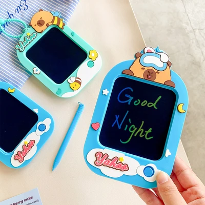 Gambar Kiddy Fun Gantungan Kunci Handrope Capybara Draw Board Random