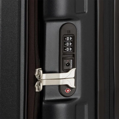 Gambar Legend Walker Whale New Koper PC & ABS TSA Lock Expandable Front Open 20 Inch - Hitam