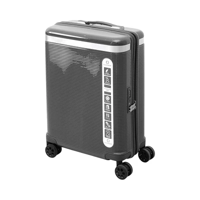 Gambar Luggo Zenith Koper PC TSA Lock 20 Inch - Abu-abu Rock