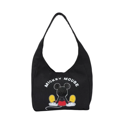 Gambar Disney Tote Bag Mickey Mouse From Back - Hitam