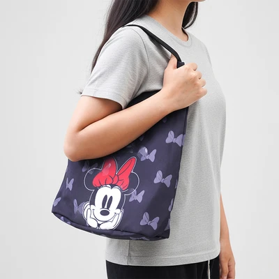 Gambar Disney Tote Bag Minnie Mouse From Back - Hitam