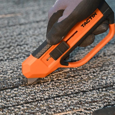 Gambar Tactix Pisau Scraper Utility 2in1 - Oranye