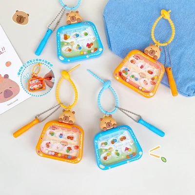 Gambar Kiddy Fun Gantungan Kunci Handrope Capybara Color Separate Bead Random