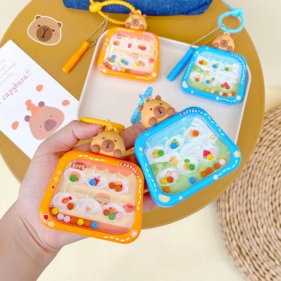 Gambar Kiddy Fun Gantungan Kunci Handrope Capybara Color Separate Bead Random