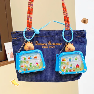 Gambar Kiddy Fun Gantungan Kunci Handrope Capybara Color Separate Bead Random
