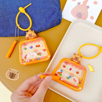 Gambar Kiddy Fun Gantungan Kunci Handrope Capybara Color Separate Bead Random