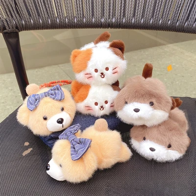 Gambar Kiddy Fun Gantungan Kunci Boneka Pair Lulu Animal Sticker Random