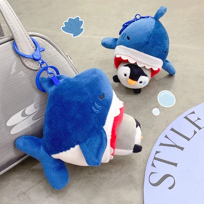 Gambar Kiddy Fun Gantungan Kunci Boneka Fish Eat Goose - Biru